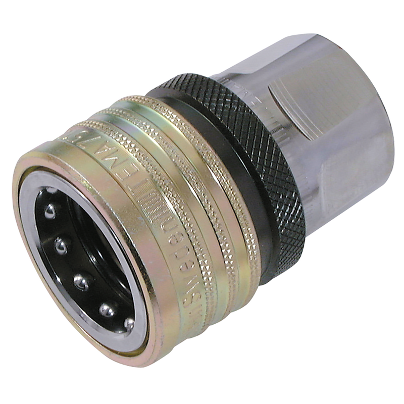 3/4 BSPP FEM STEEL COUPLER PRESSELIM