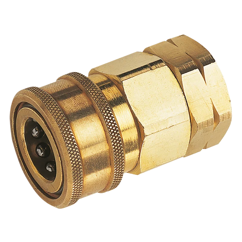 BSP FEM COUPLING BRASS NITRILE SEAL