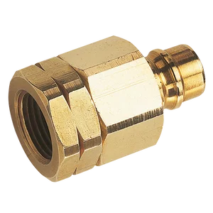 BSP FEM PLUG     BRASS NITRILE SEAL