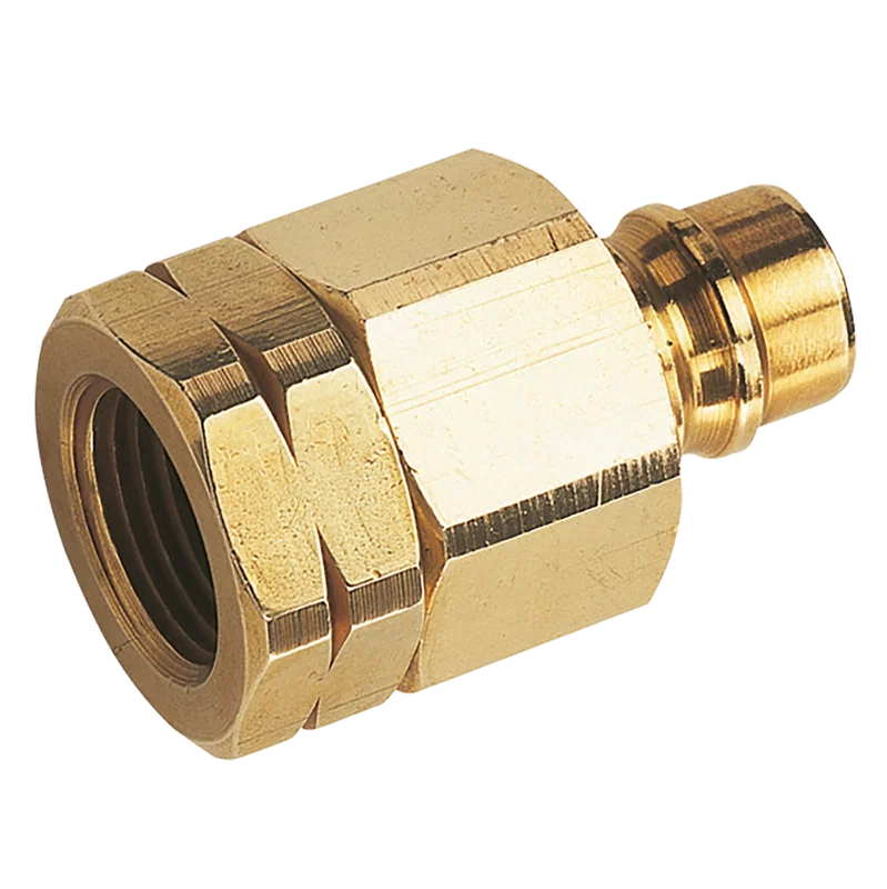 BSP FEM PLUG     BRASS NITRILE SEAL