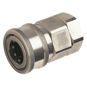 BSP FEM COUPLING 316SS NITRILE SEAL