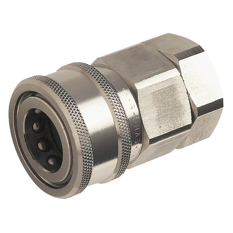 BSP FEM COUPLING 316SS NITRILE SEAL
