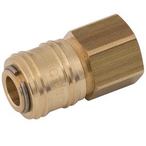 BSPP FEM  COUPLING BRASS UNPLATED