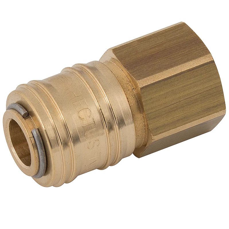 BSPP FEM  COUPLING BRASS UNPLATED
