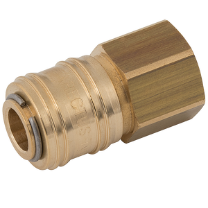 BSPP FEM  COUPLING BRASS UNPLATED