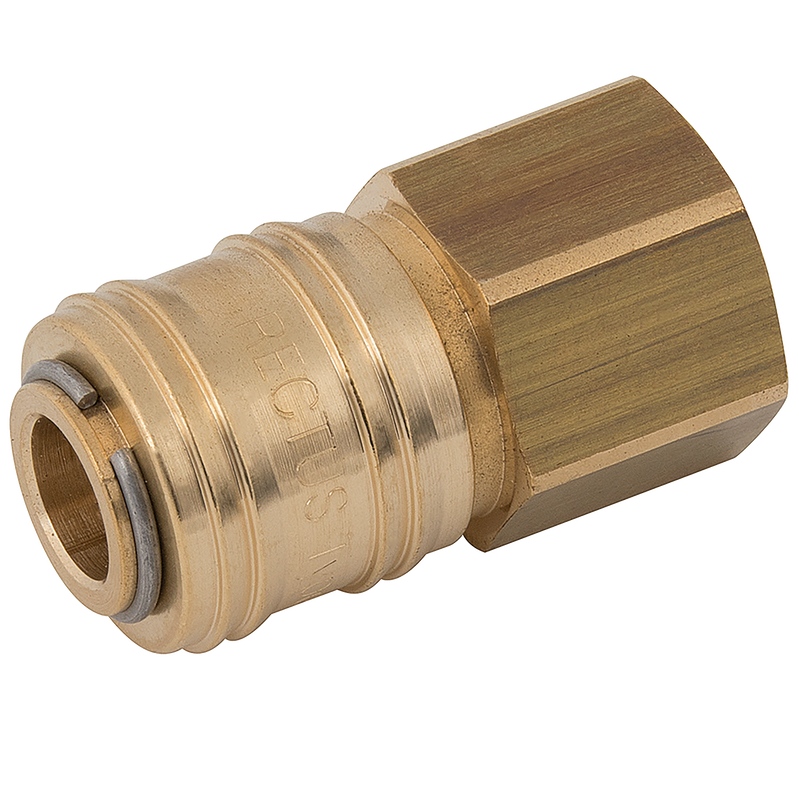 BSPP FEM  COUPLING BRASS UNPLATED