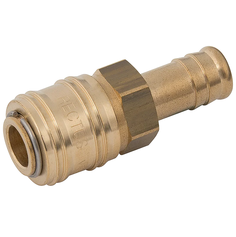 HOSETAIL  COUPLING BRASS UNPLATED
