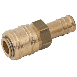 HOSETAIL  COUPLING BRASS UNPLATED