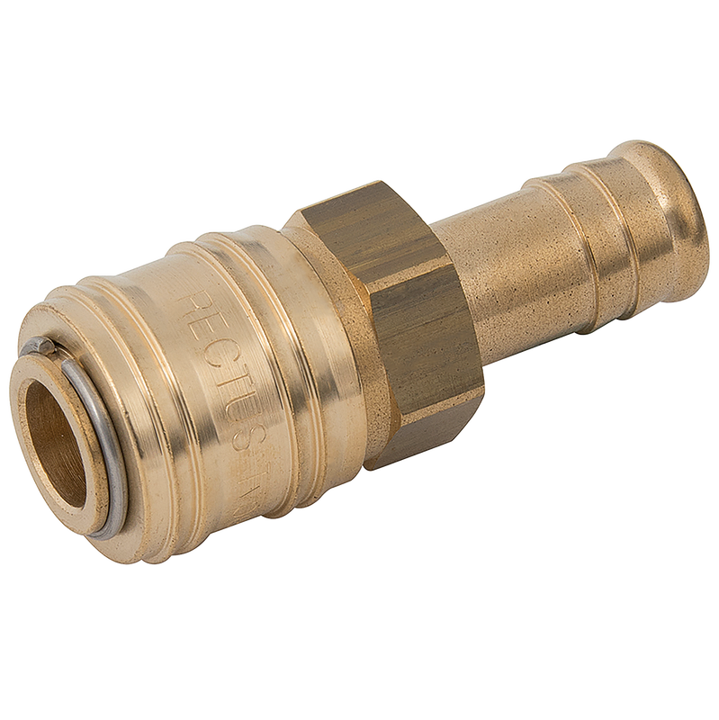 HOSETAIL COUPLING BRASS UNPLATED