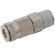 1/4 BSPT MALE COUPLING STEEL NICKEL