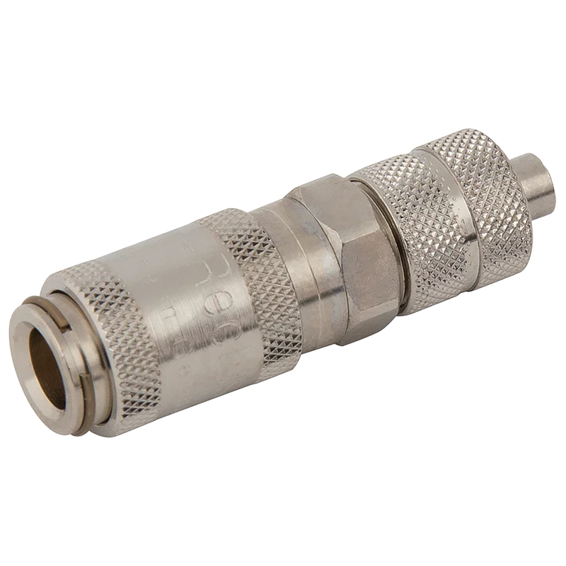 HOSE COUPLING BRASS NICKEL