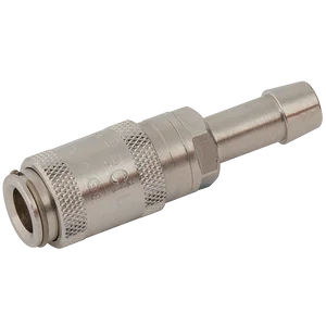 HOSE TAIL COUPLING BRASS NICKEL