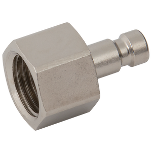1/8 BSPP FEM  PLUG BRASS NICKEL