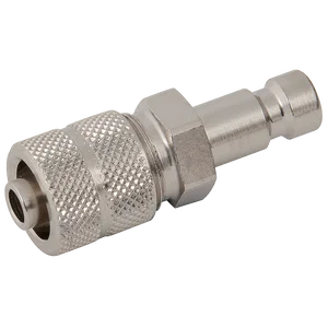 HOSE PLUG BRASS NICKEL