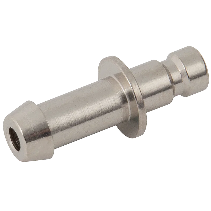 HOSE TAIL PLUG BRASS NICKEL