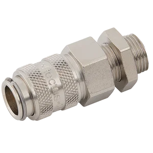 1/4 BSPP MALE COUPLING BULKHEAD N/P