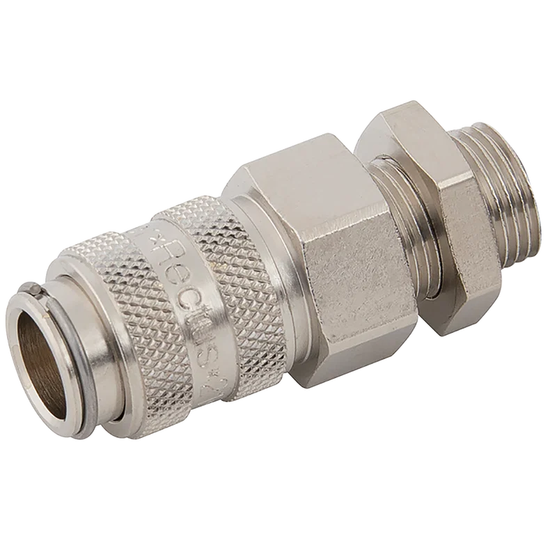 1/4 BSPP MALE COUPLING BULKHEAD N/P
