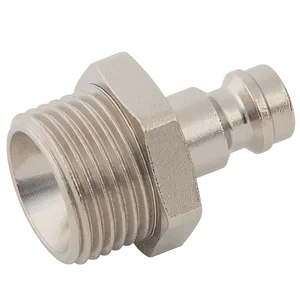 BSP MALE PLUG NICKEL PLTD
