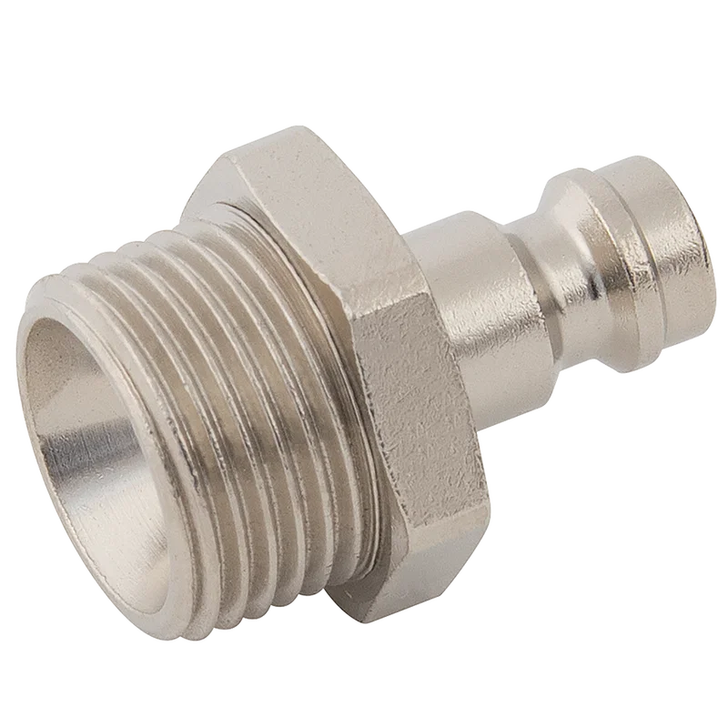 BSP MALE PLUG NICKEL PLTD