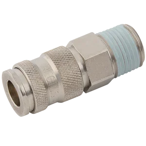 BSPT MALE COUPLING NICKEL PLATED