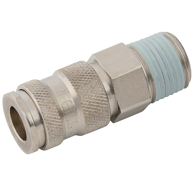 BSPT MALE COUPLING NICKEL PLATED
