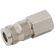 1/4 BSPP FEM  COUPLING BRASS NICKEL