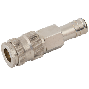 OD HOSETAIL COUPLING BRASS NICKEL