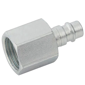 BSPP FEM  PLUG  STEEL NICKEL PLATED