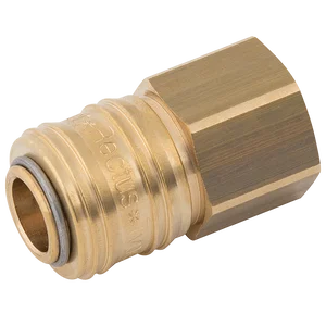 BSPP FEM  COUPLING BRASS