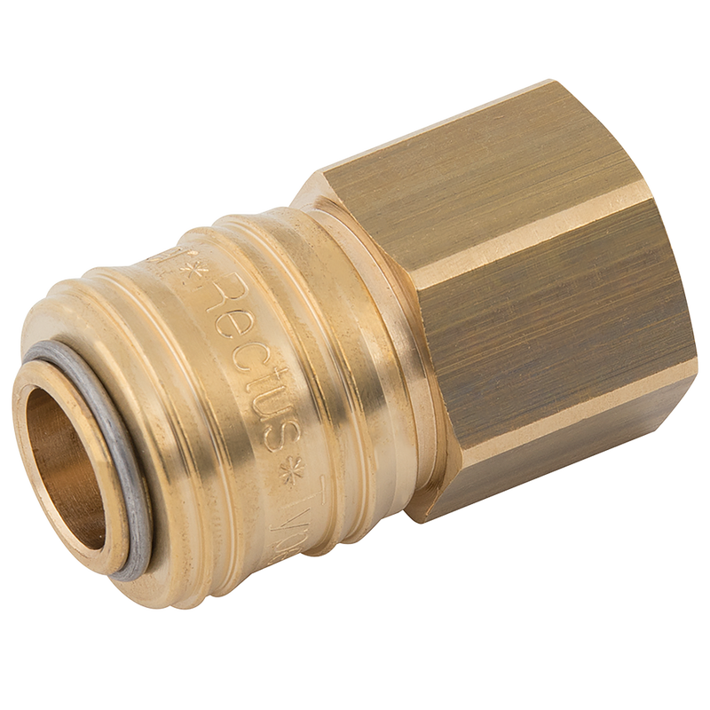BSPP FEM COUPLING BRASS
