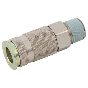 BSPT MALE  COUPLING PLATED