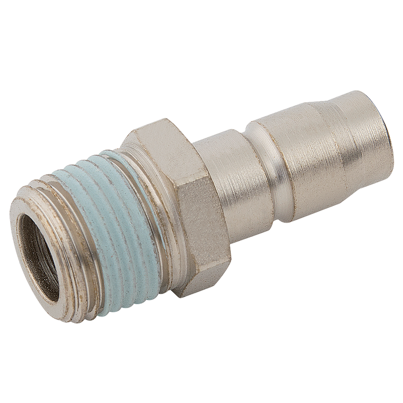 BSPP MALE PLUG STEEL PLATED