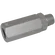 1/4 BSPP M/FEM IN-LINE FILTER ALUMINIUM