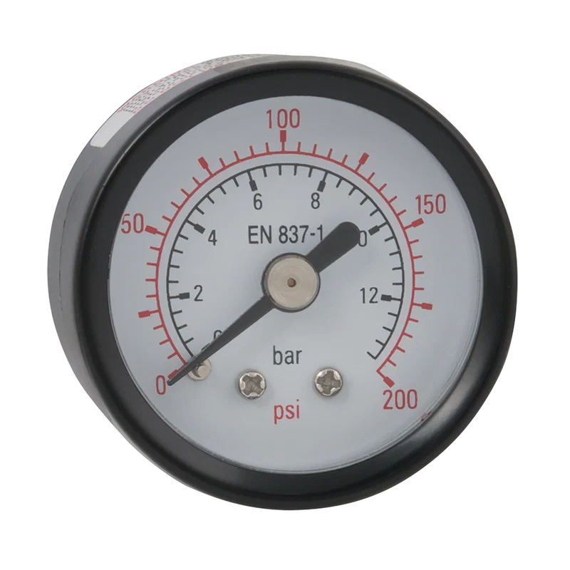50MM STEEL GAUGE 1/8in BSPT BACK