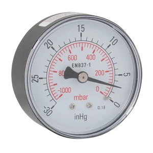 SS VAC GAUGE C/B