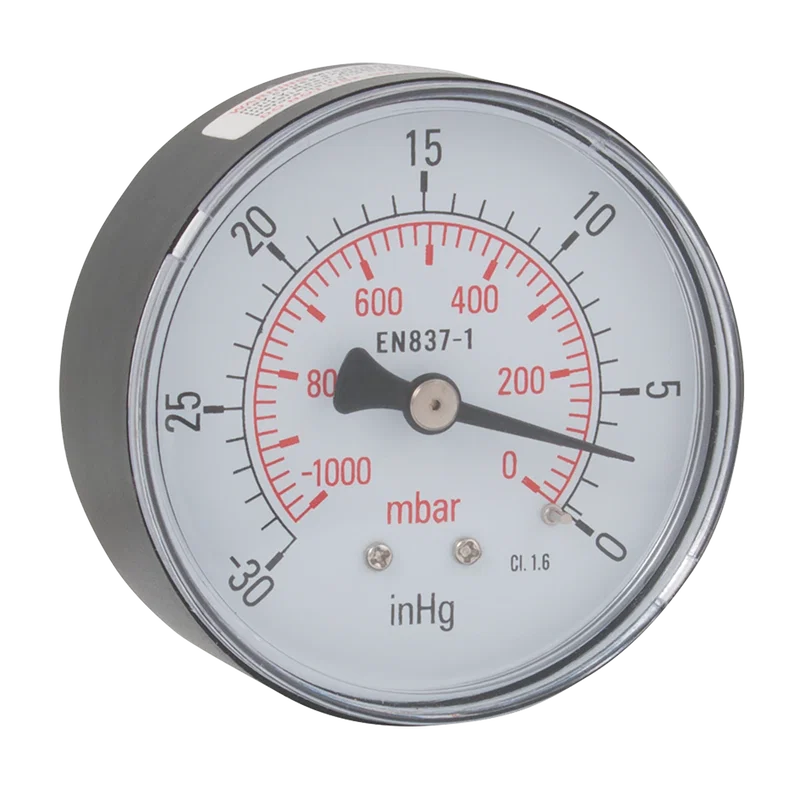SS VAC GAUGE C/B