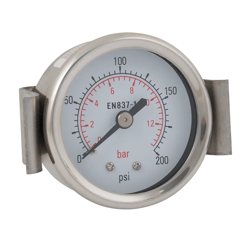 1/8inBSPT 0-12B 50MM PNL MNT GAU 0-200PSI