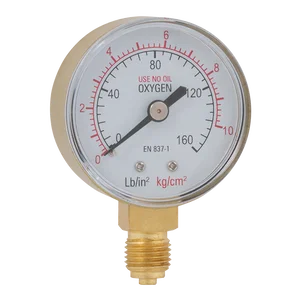1/4inBSPP 50MM OXYGEN BOTOM GAUGE