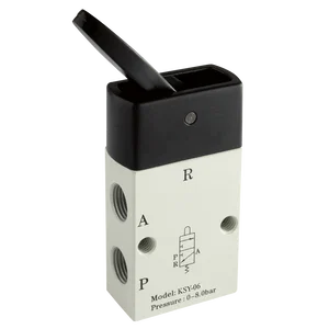 1/8 3/2 NC LEVER LEVER BLACK