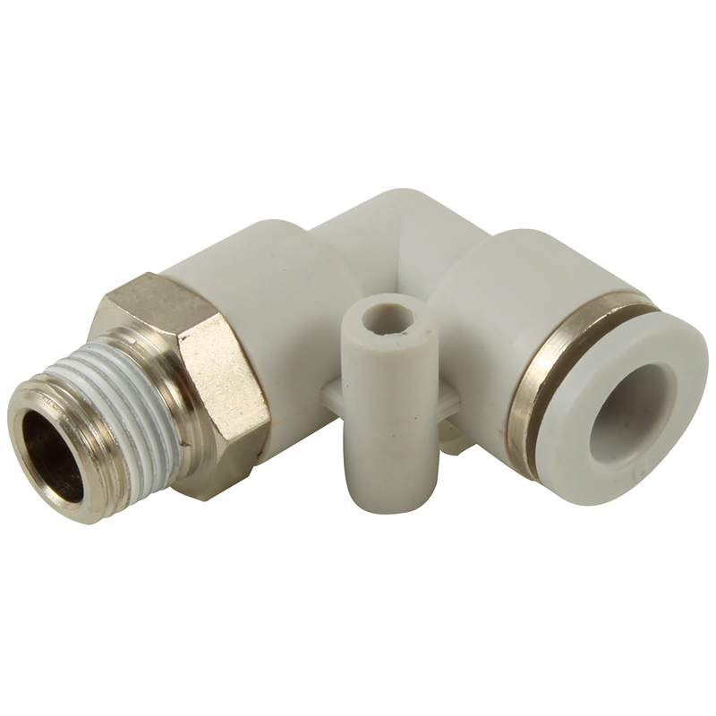 12MM X 1/4 BSPT GREY MALE STUD ELBOW