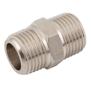 BSPT MALE HEX NIP BRASS/NP
