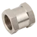 M5   X M5   MET  FEM SOCKET BRASS NICKEL