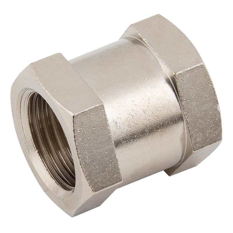 BSPP FEM SOCKET BRASS NICKEL