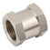 M5   X M5   MET  FEM SOCKET BRASS NICKEL