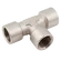 1/2 BSP FEMALE BRASS TEE PLATED