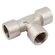 1/2 BSP FEMALE BRASS TEE PLATED