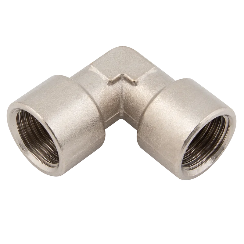 ELBOW BRASS PLATED FEM