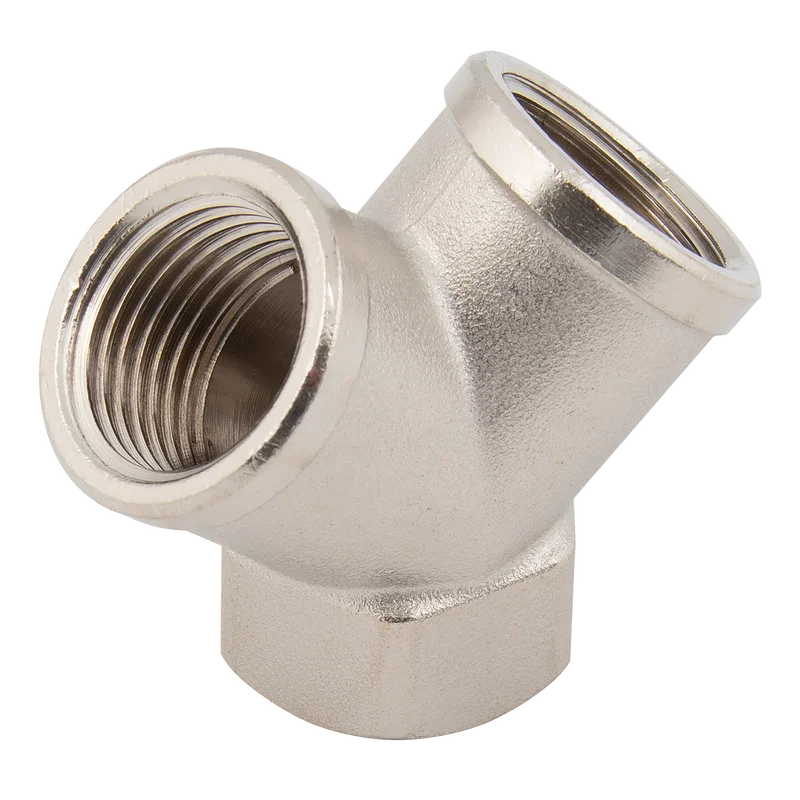 EQUAL Y PIECE BRASS PLATED FEM