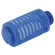 1/4 BSP MALE NYLON/FELT SILENCER BLUE