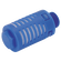 1/4 BSP MALE NYLON/FELT SILENCER BLUE